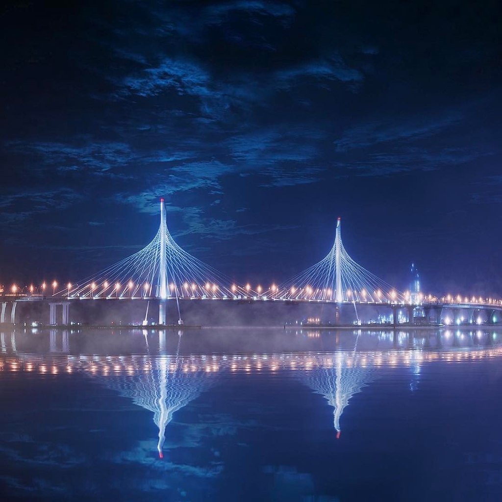 Вантовый мост ЗСД Санкт-Петербург