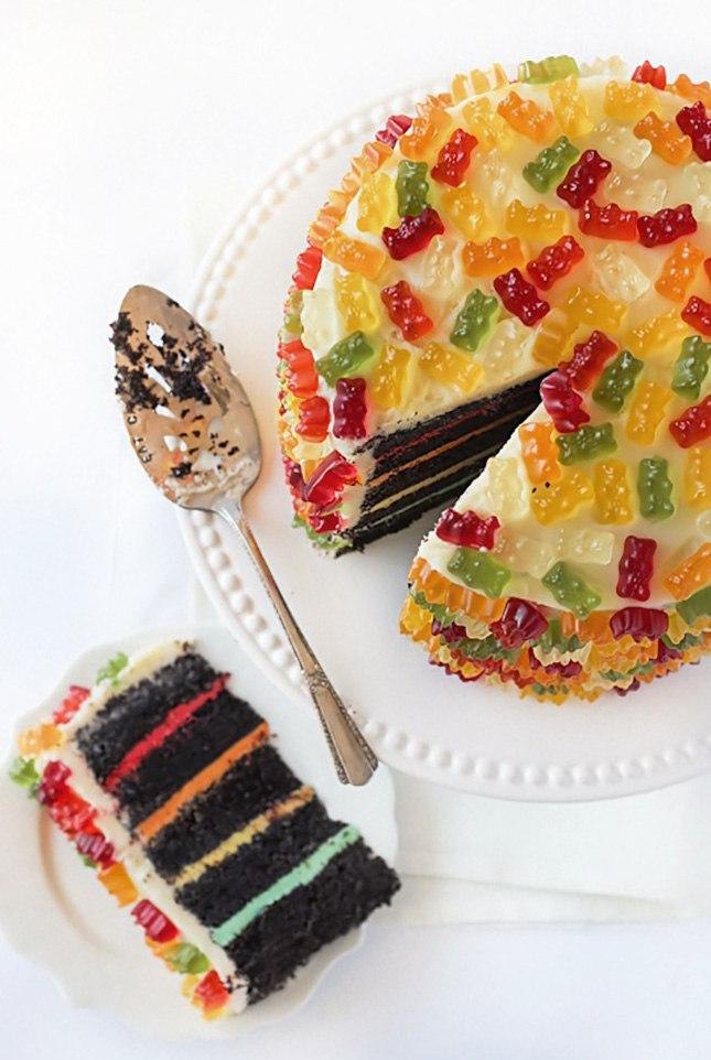 Как украсить торт мармеладом в домашних условиях фото