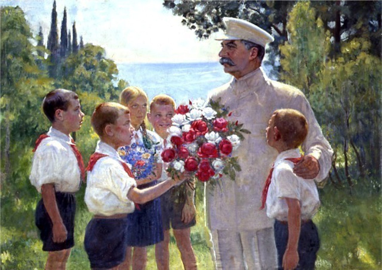 Сталин и дети картины
