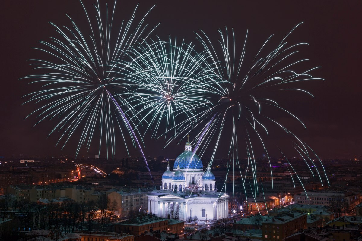 Праздничный питер фото