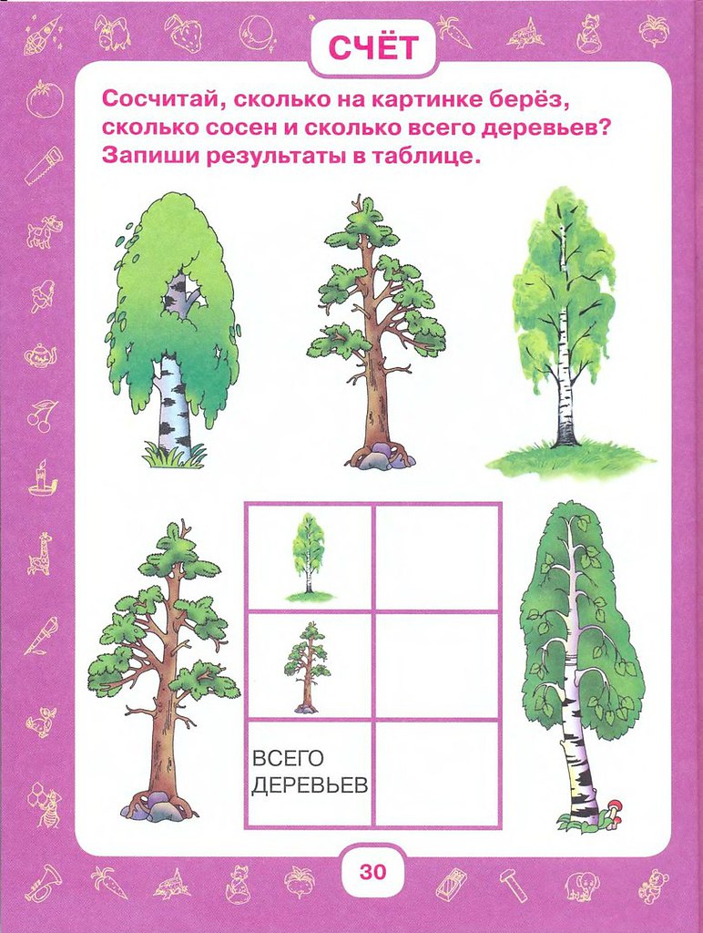 Изучаем деревья с ребенком 5 лет