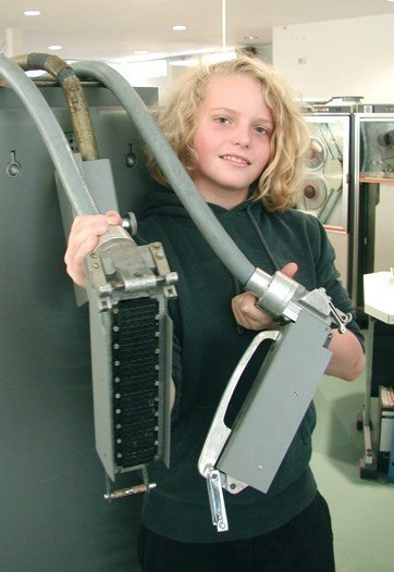 Ламповый компьютер 1952 г. Bull Gamma 3. Всего 400 ламп. И его разъемы для подключения периферии ... - 2