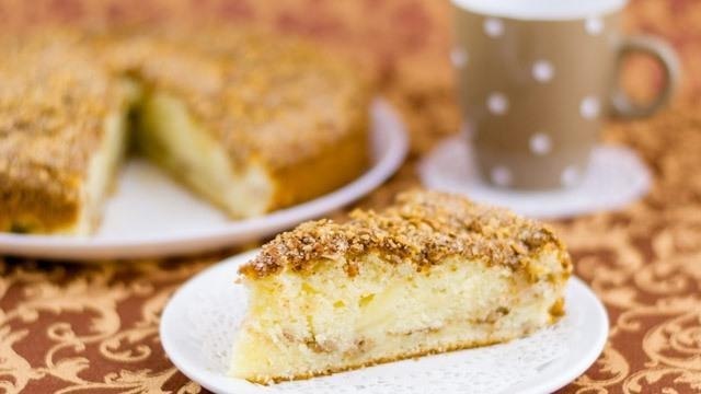 Пирог с корицей и яблоками и бананом рецепт