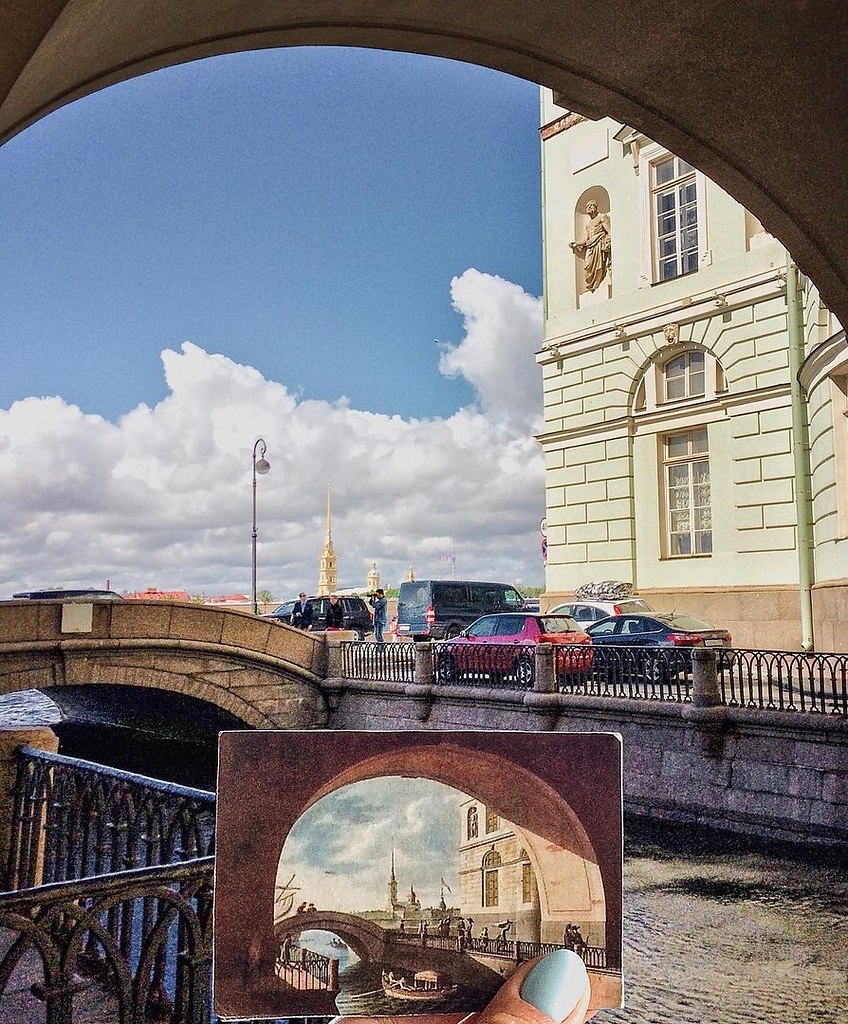 Санкт петербург тогда и сейчас