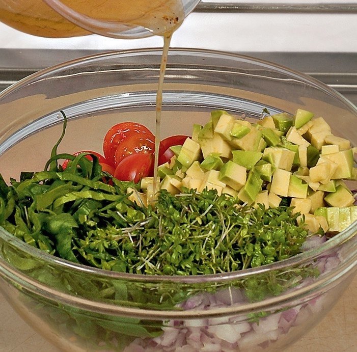 Салат из кресс салата рецепты с фото