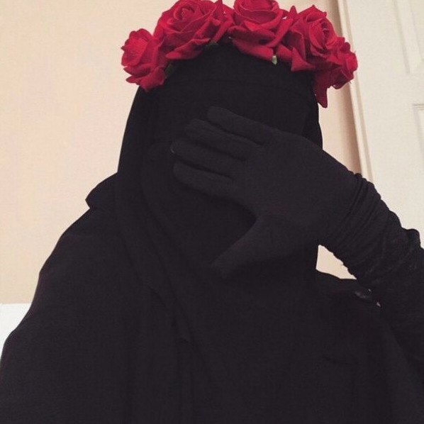 Фото с хиджабом без лица на аву