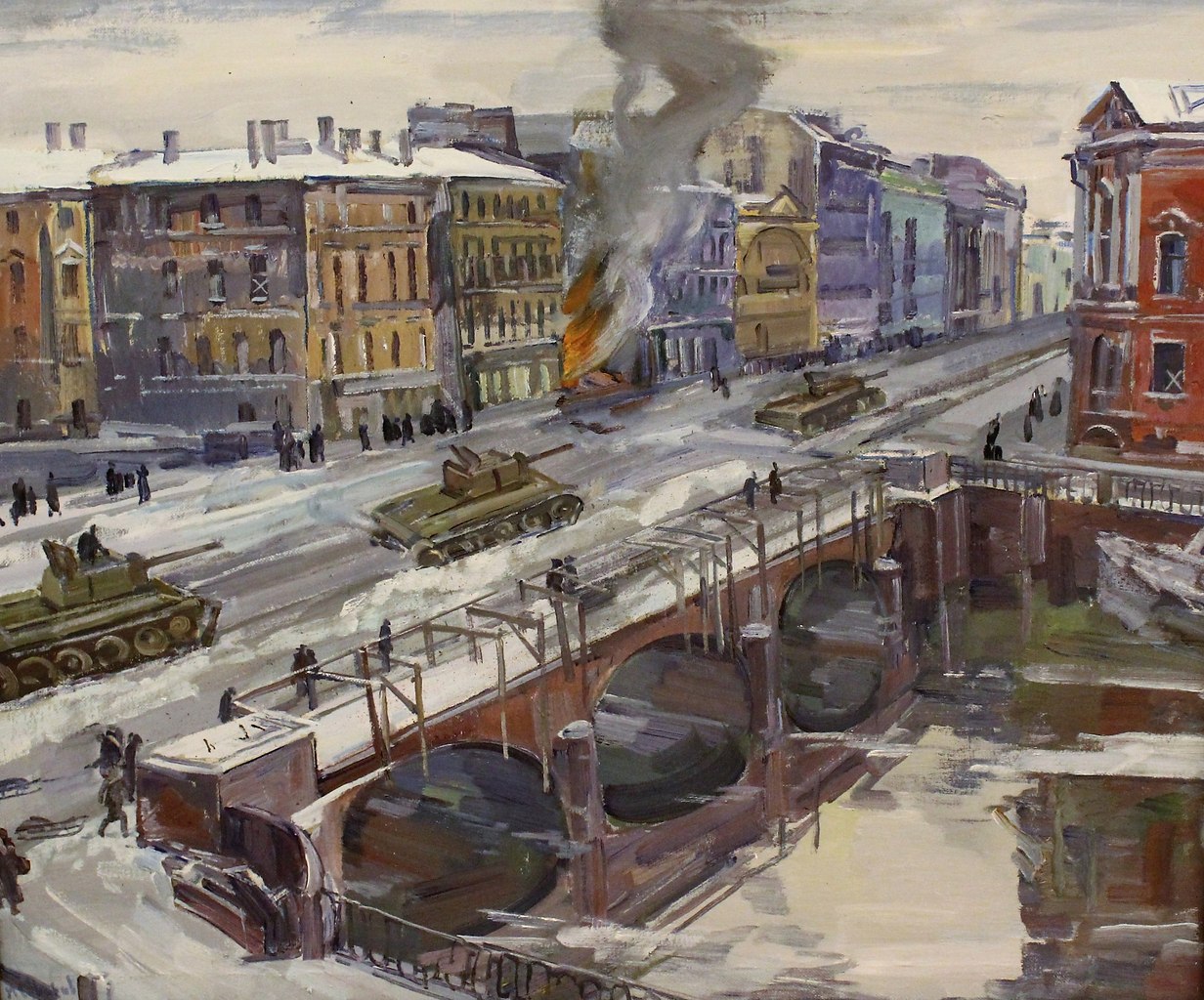 Блокадный Ленинград картины