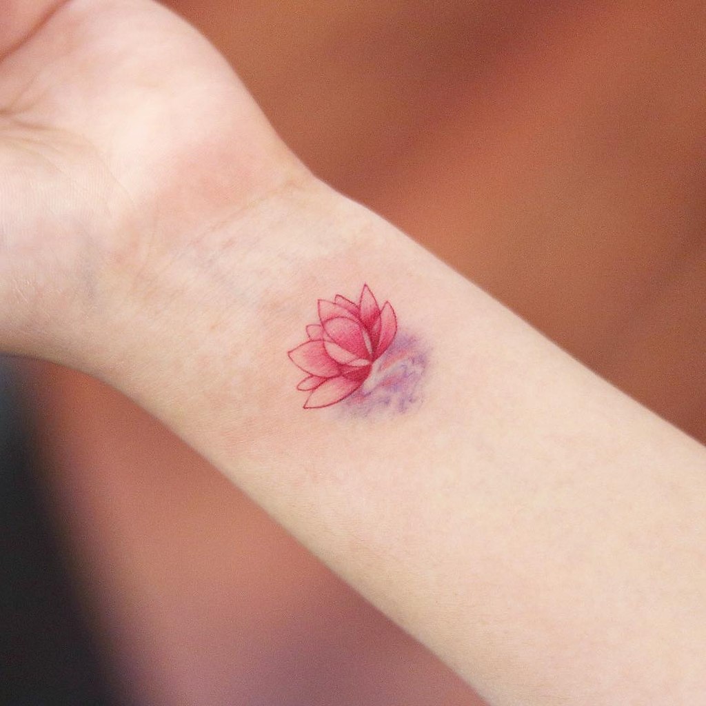 Татуировка Цветок Лотоса На Руке