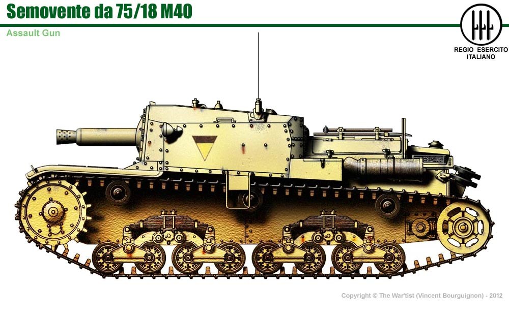 Semovente da 105 25 чертеж