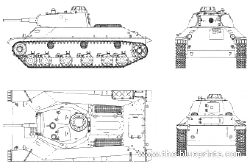 Чертежи танков 2 мировой