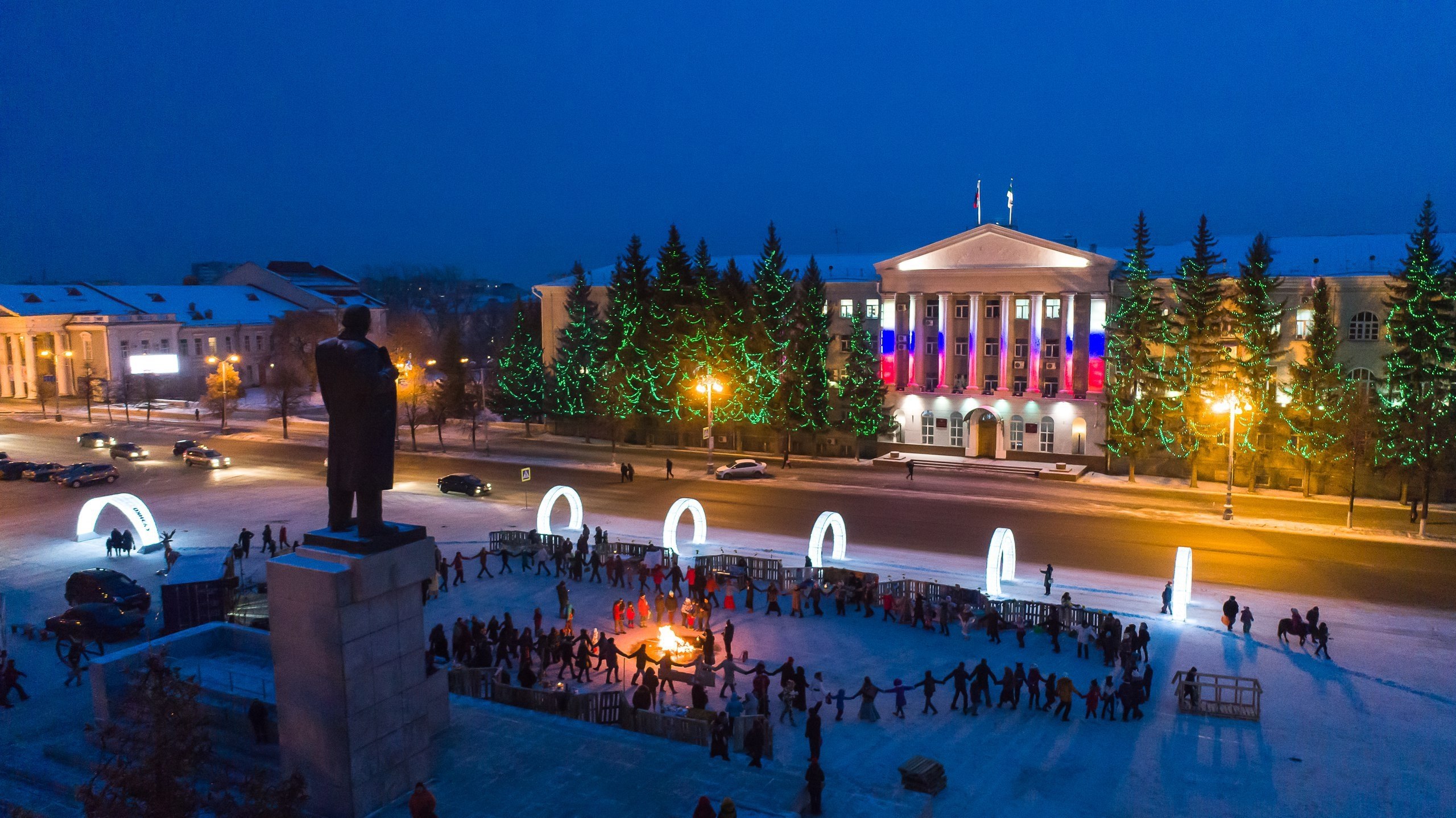 курган новогодняя площадь