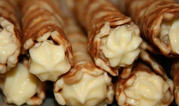 Вафельные Трубочки На Сковороде Рецепт С Фото