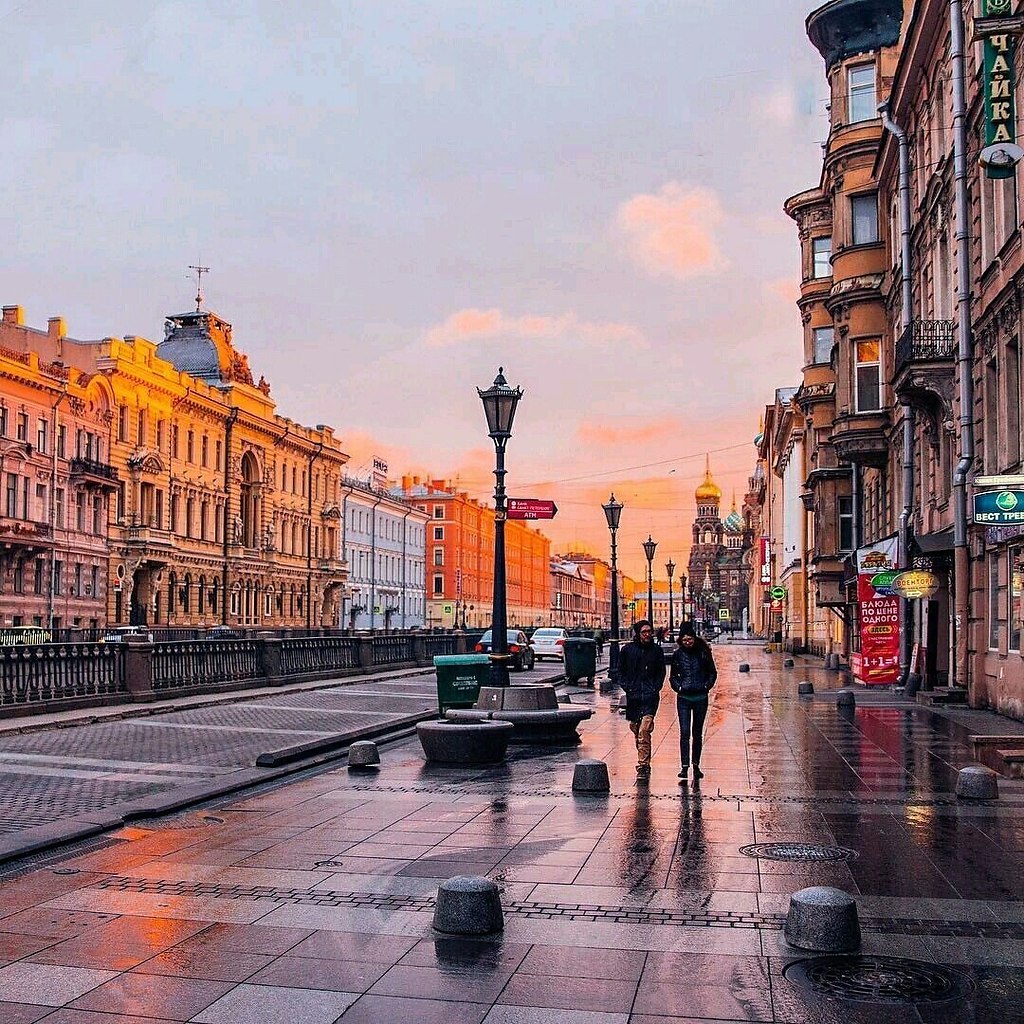 Санкт петербург центр города улицы