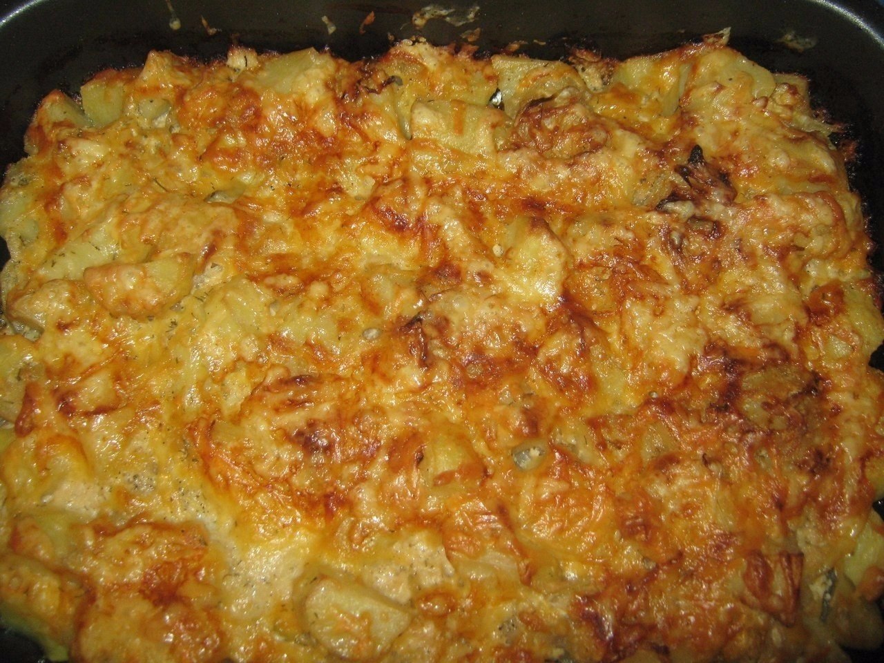 Картошечка с сыром в духовке