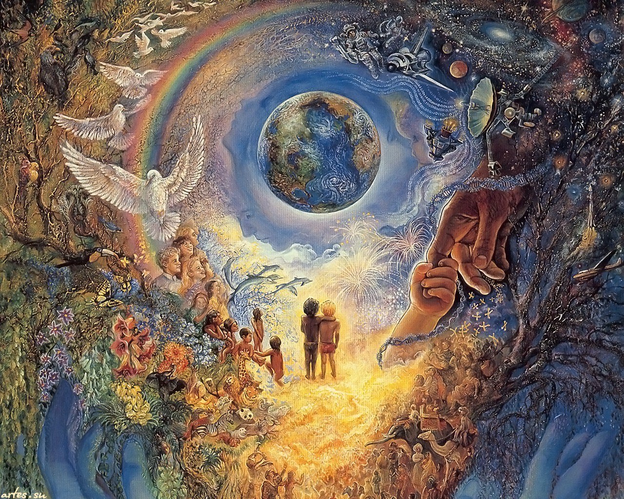 Целостная картина. Жозефина Уолл дерево тысячелетия. О природе богов. Картина мира. Единство с миром.