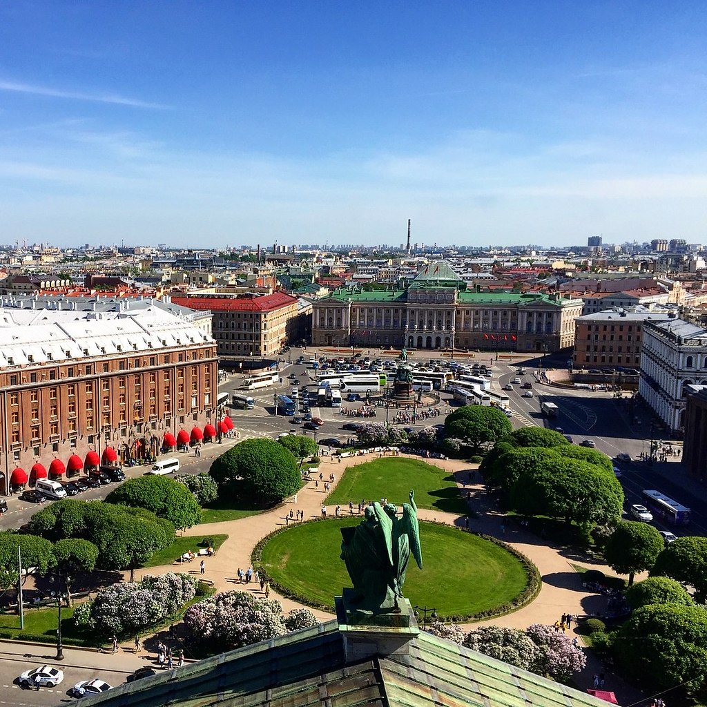 Фото с исаакиевского собора