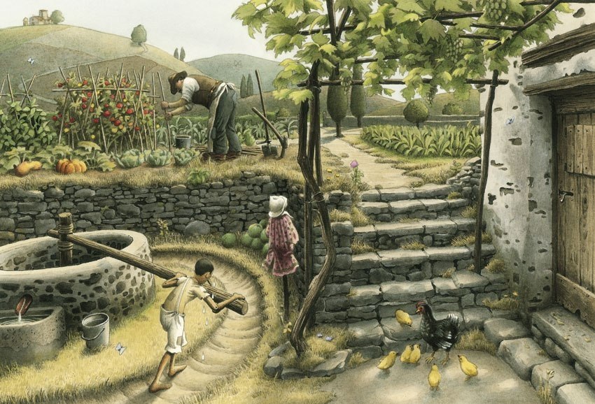 Иллюстрации Роберто Инноченти к сказке Карло Коллоди «Приключения Пиноккио» 