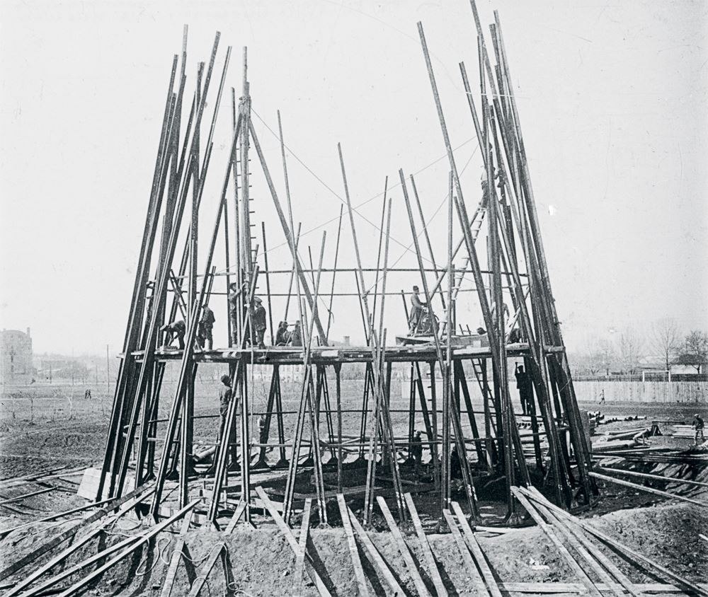 Строительство первой в мире