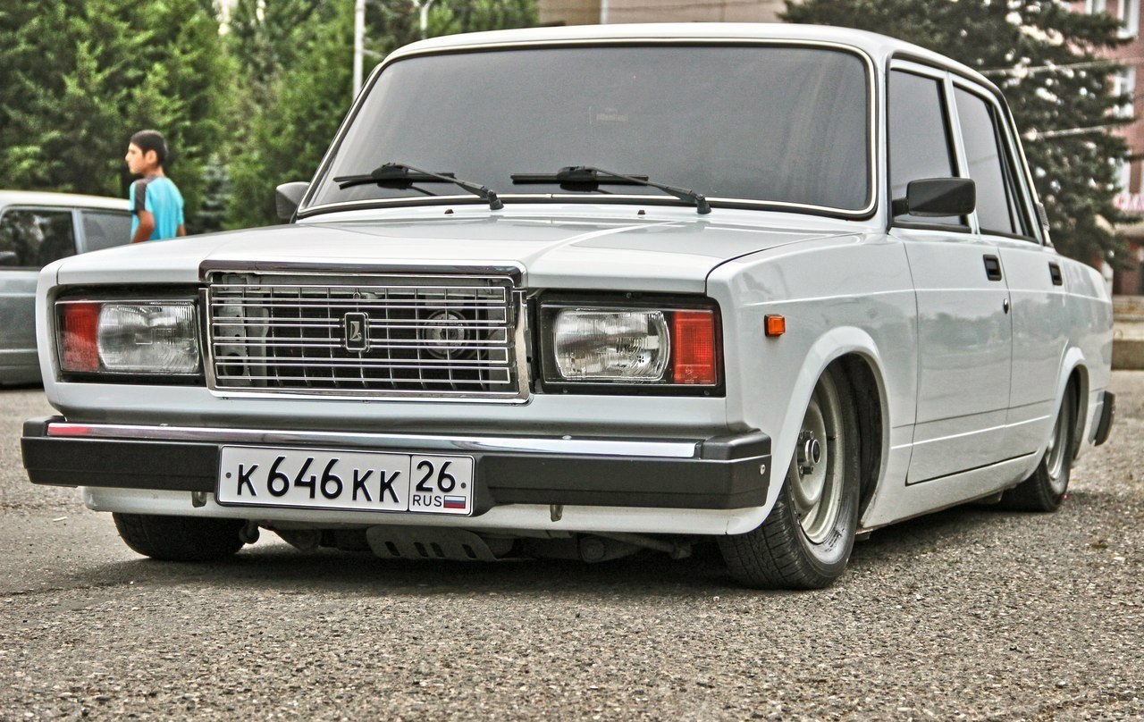 ваз 2107 stance