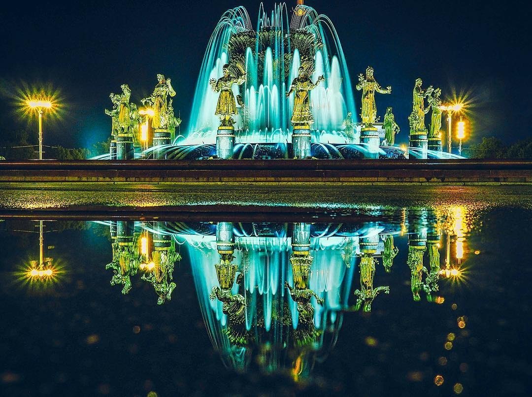 Москва ВВЦ фонтаны