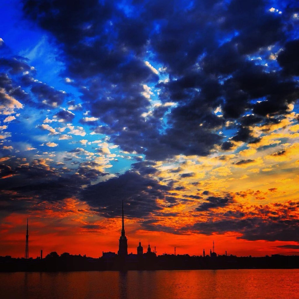 Красивое небо Санкт-Петербурга