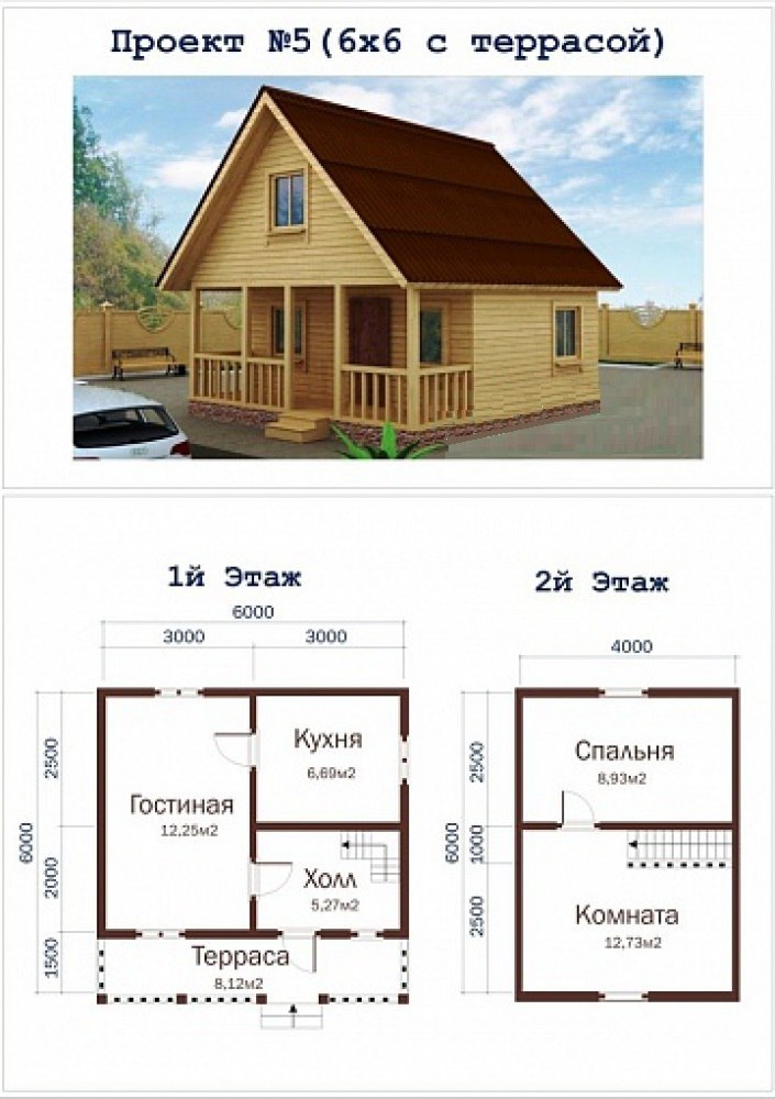 Проект каркасника 6х6