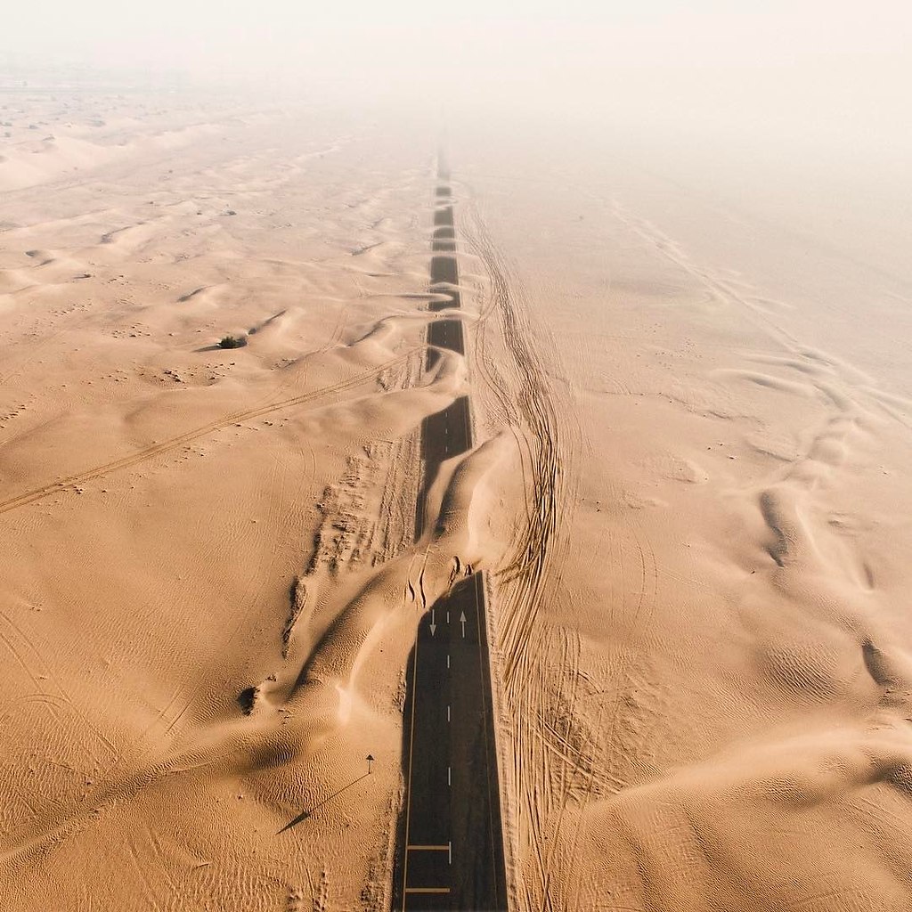 Дубай песчаная буря