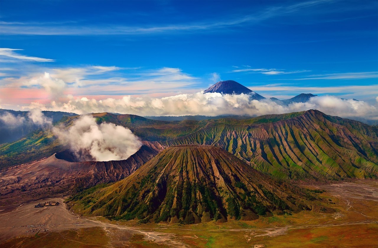 Вулкан Бромо в Индонезии