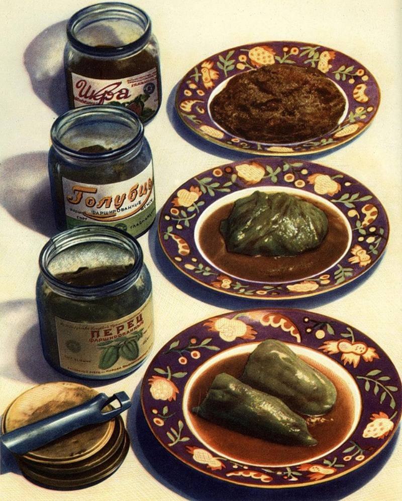 Советская тематика в еде