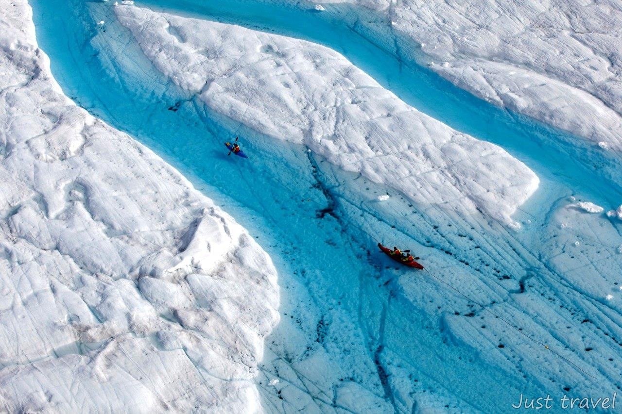 Ледник Петермана в Гренландии