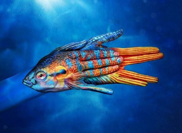 Рисунки на руках Guido Daniele. - 4