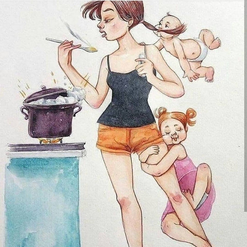 Рисунок на тему мамы всякие нужны мамы всякие важны