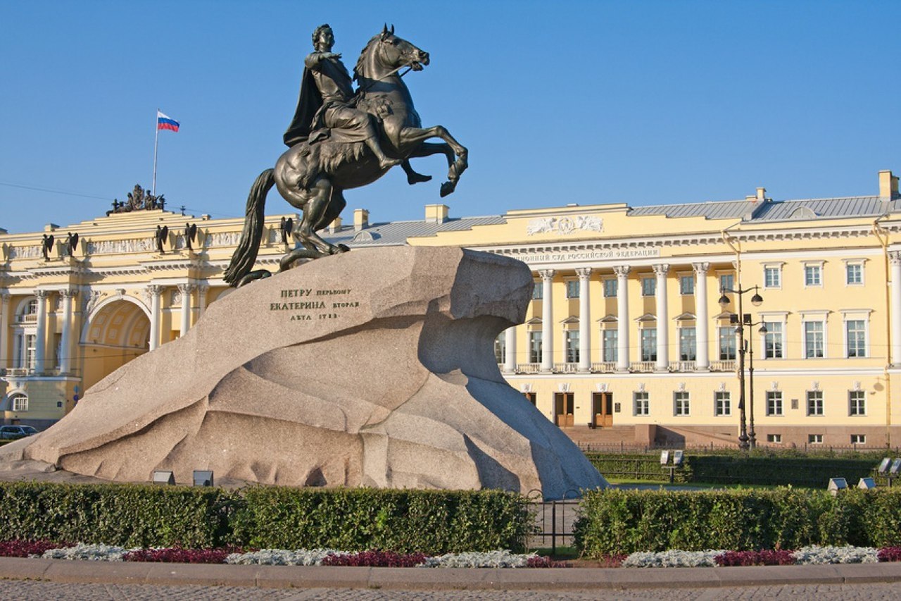 Картинка медный всадник в санкт петербурге для детей