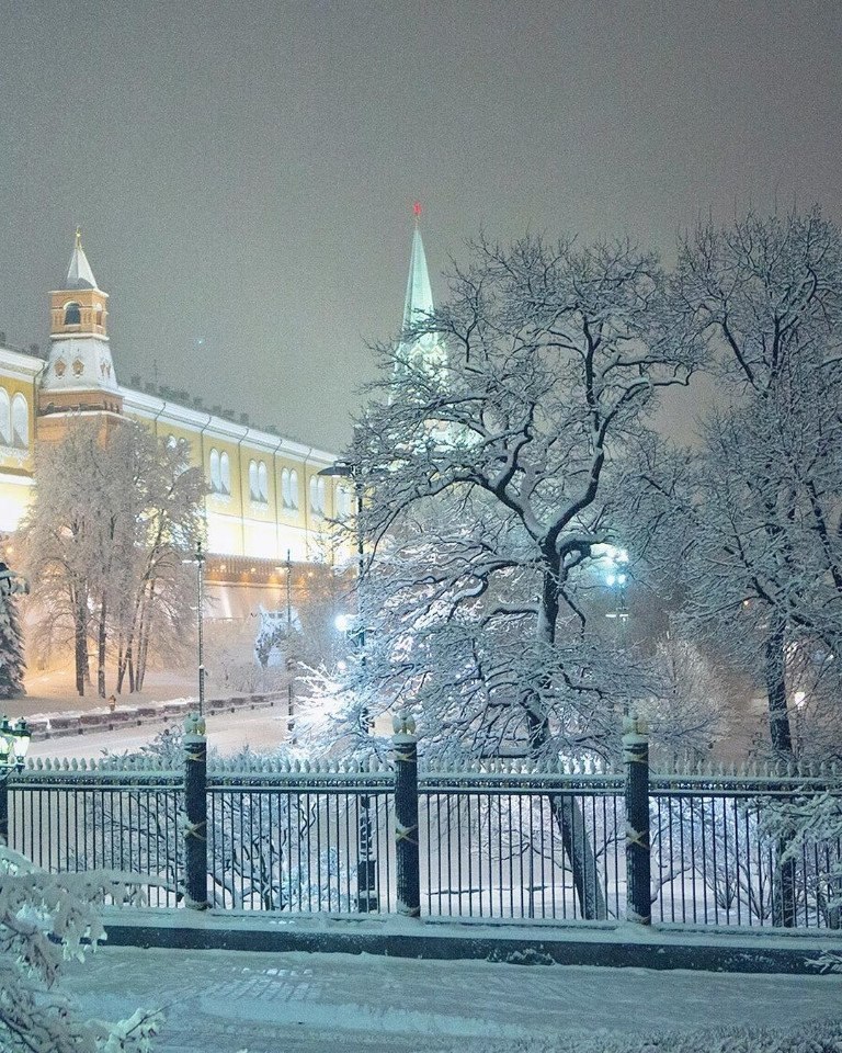 Москва январь