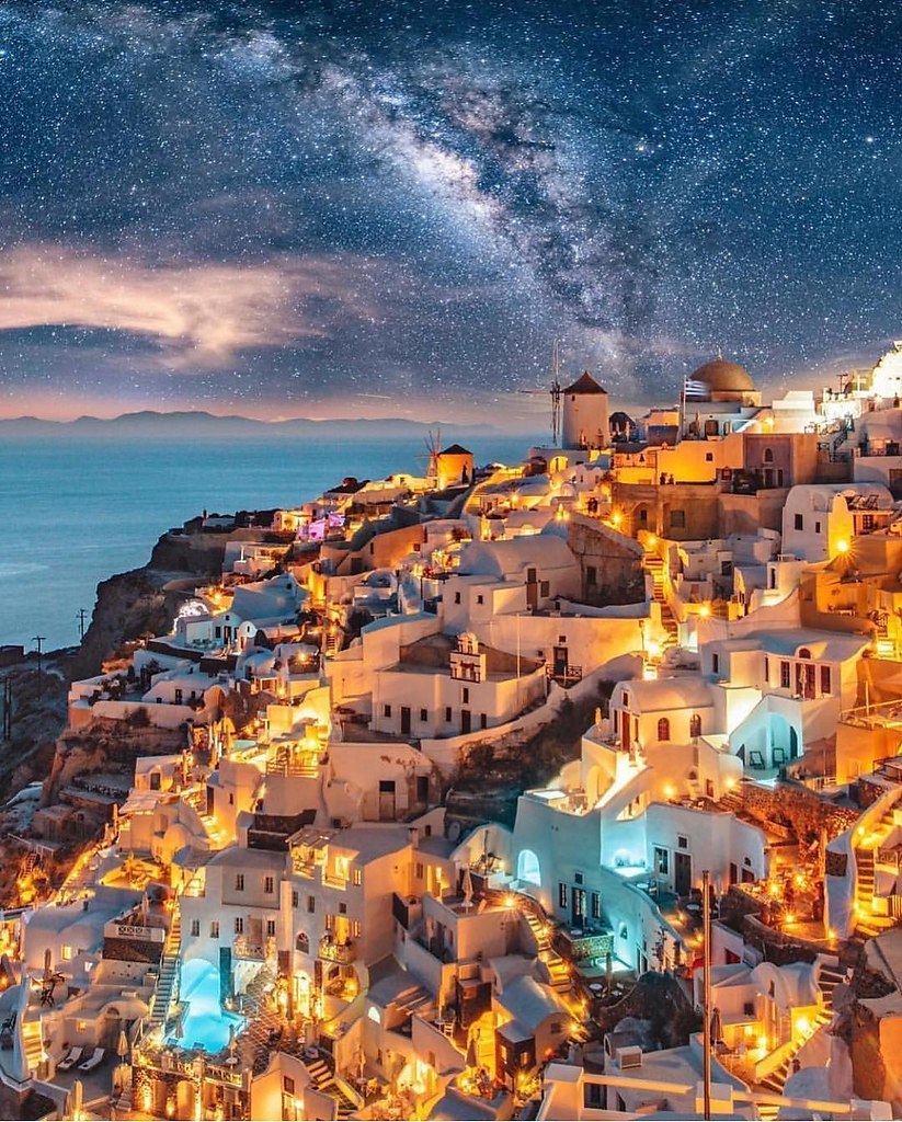 греция фото город санторини