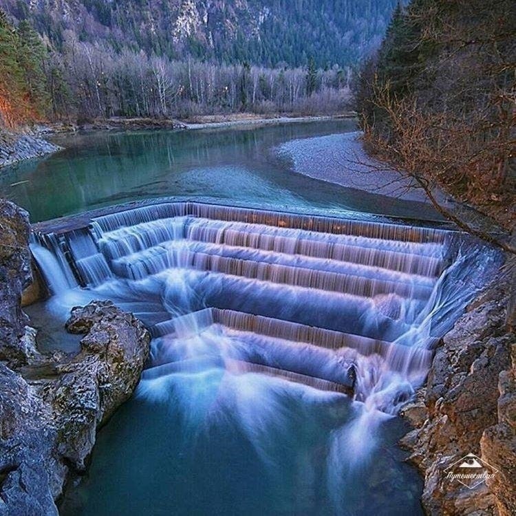 Водопад в германии