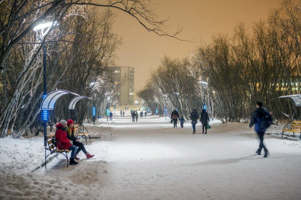 Городской парк воркута