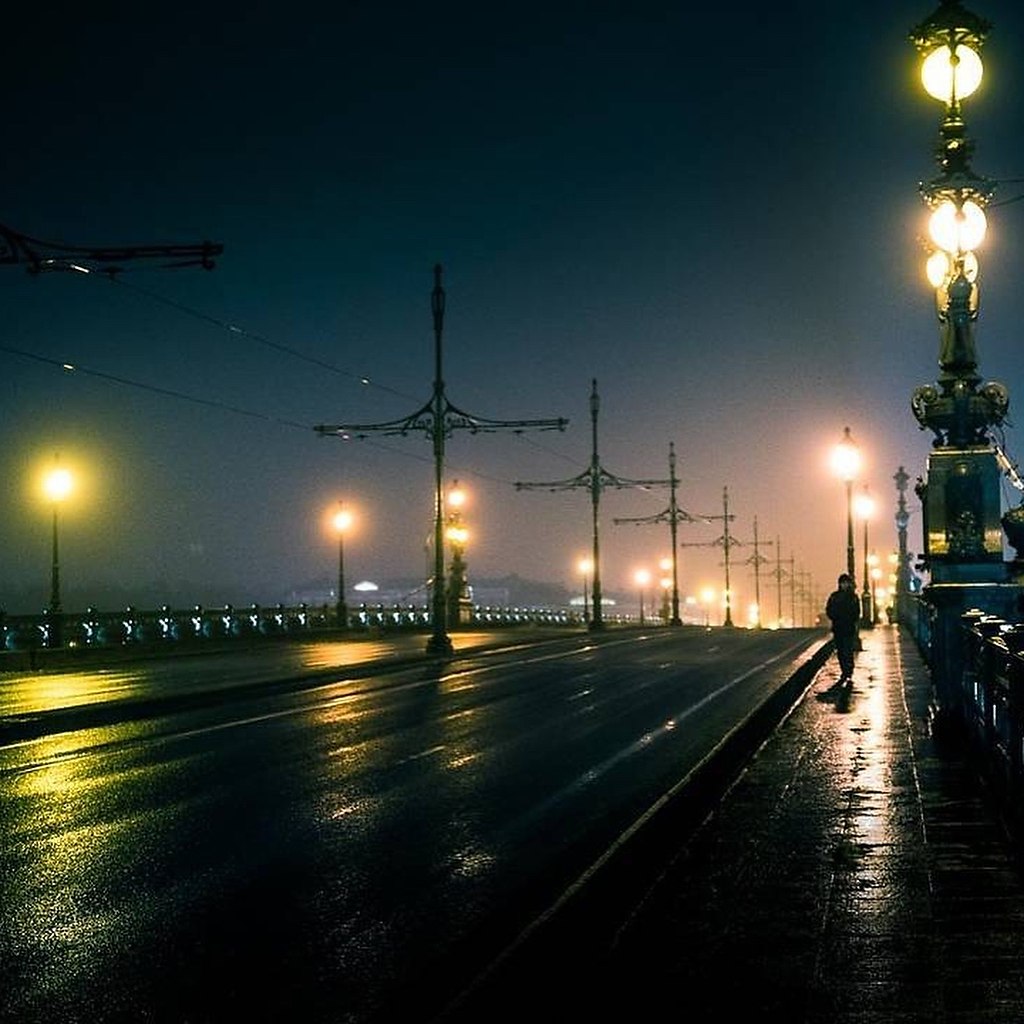 Петербург вечер мост