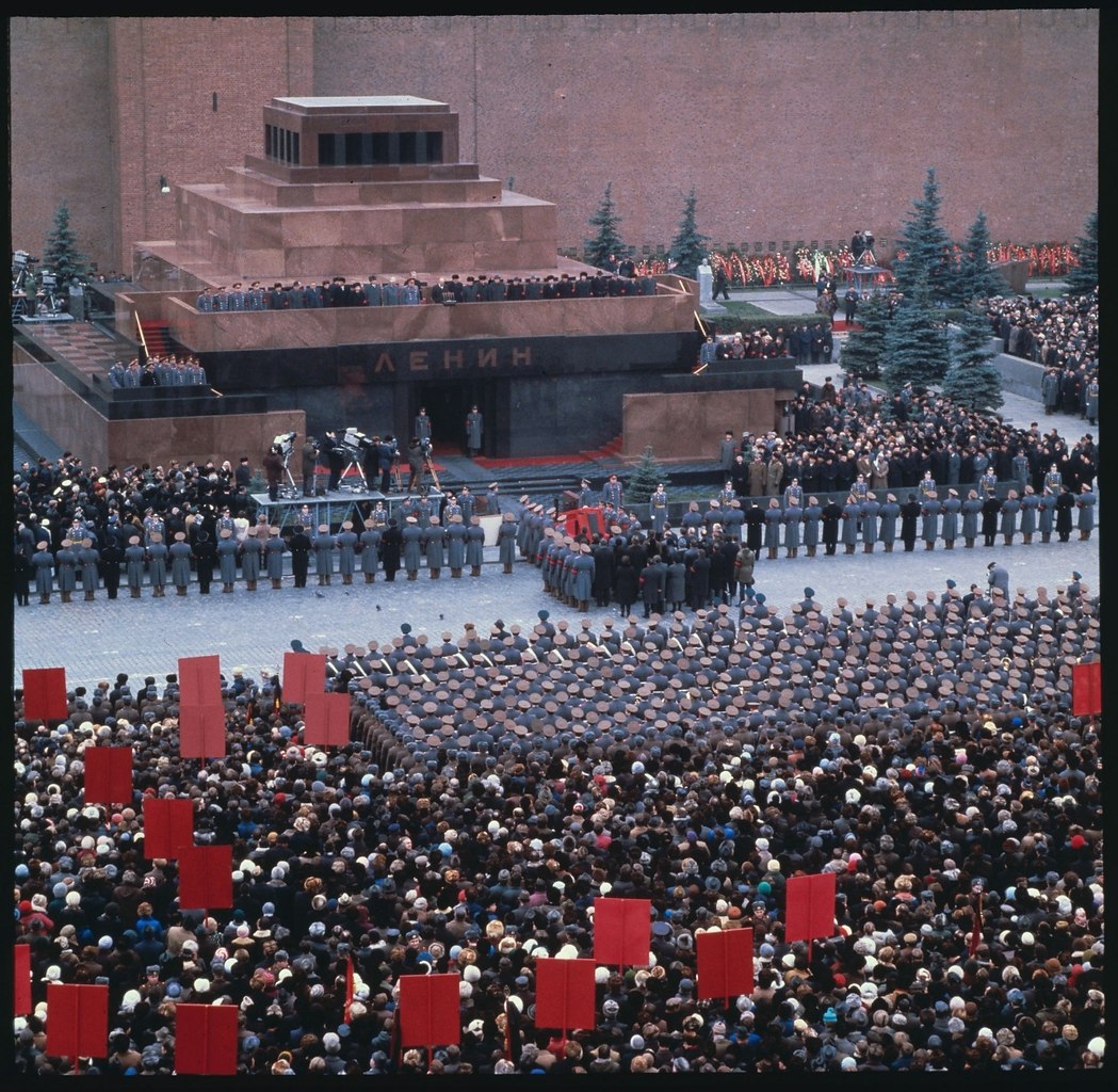 15 Ноября 1982 похороны Брежнева