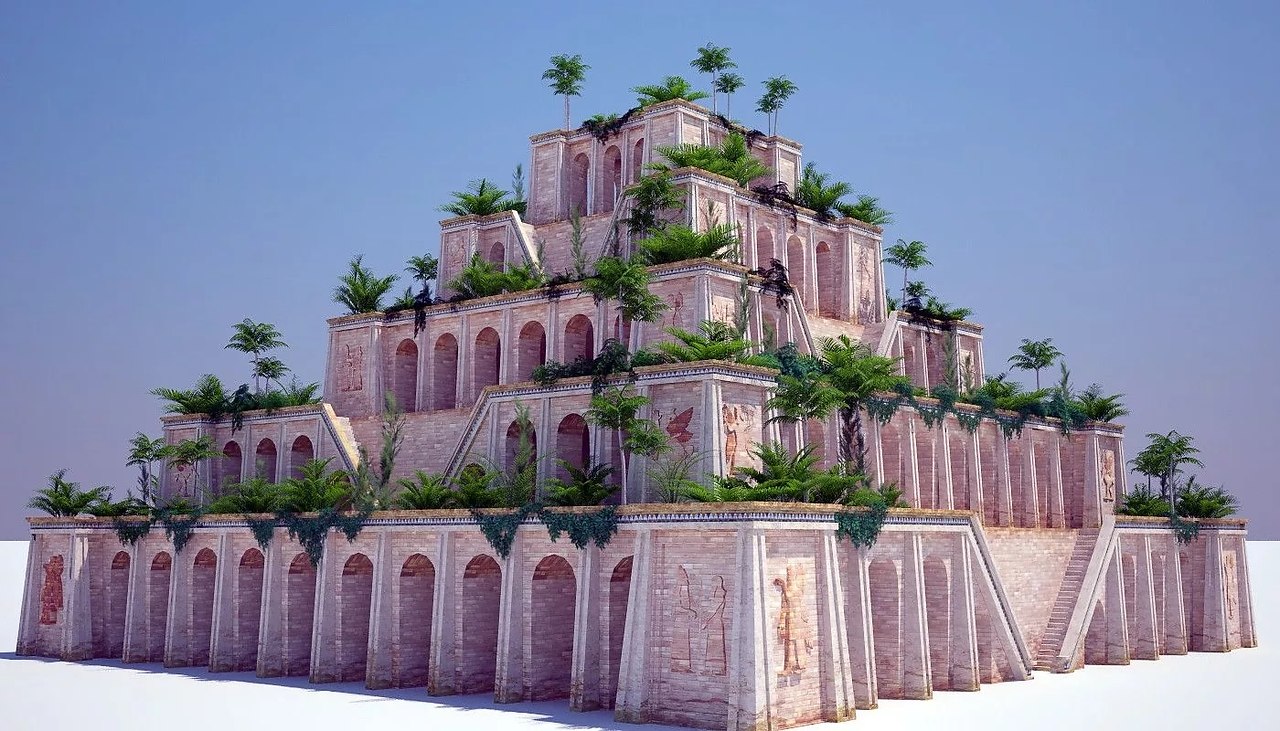 Висячие сады Семирамиды (Вавилон (Ирак))