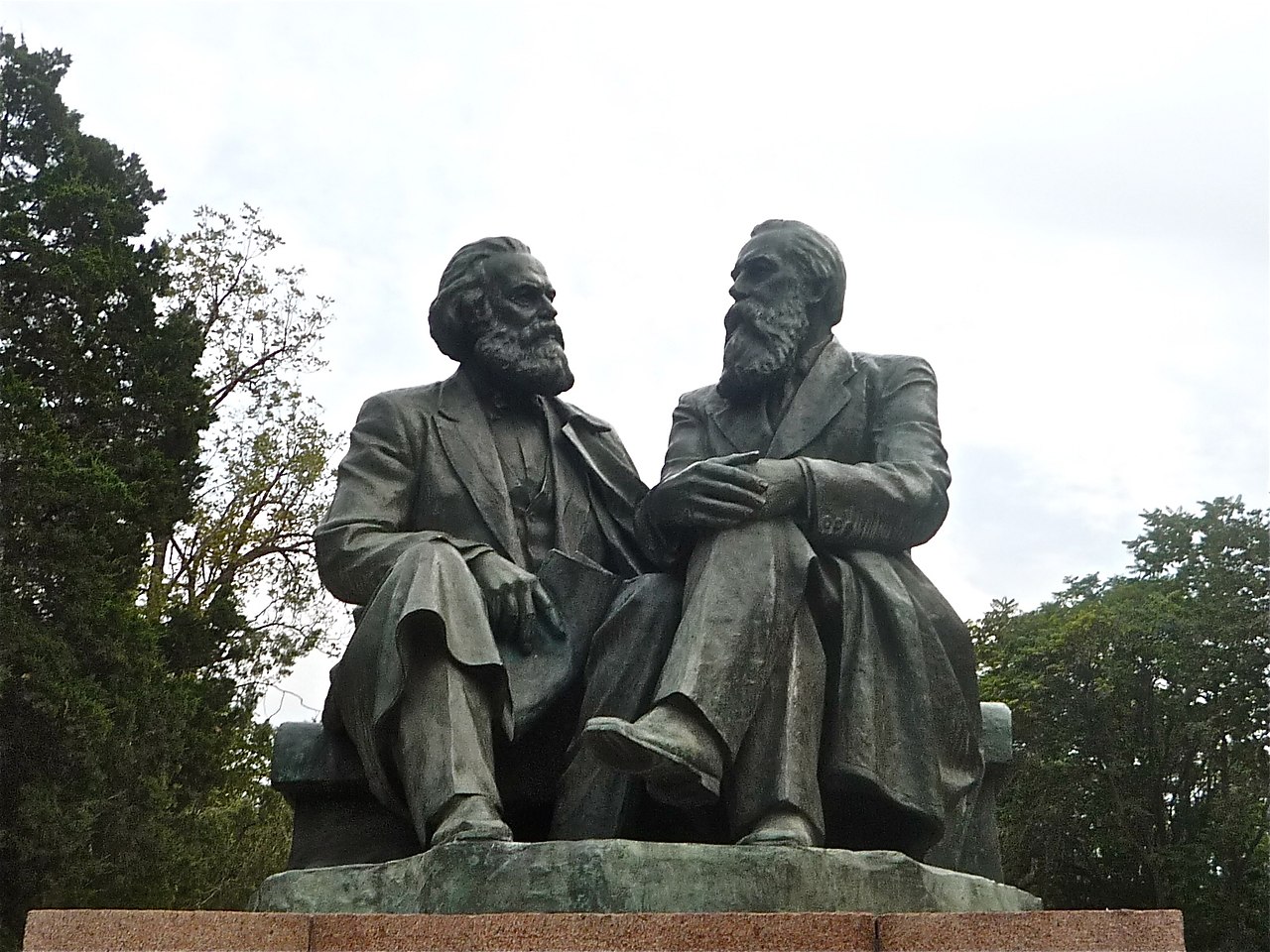 Фридрих Энгельс и Маркс