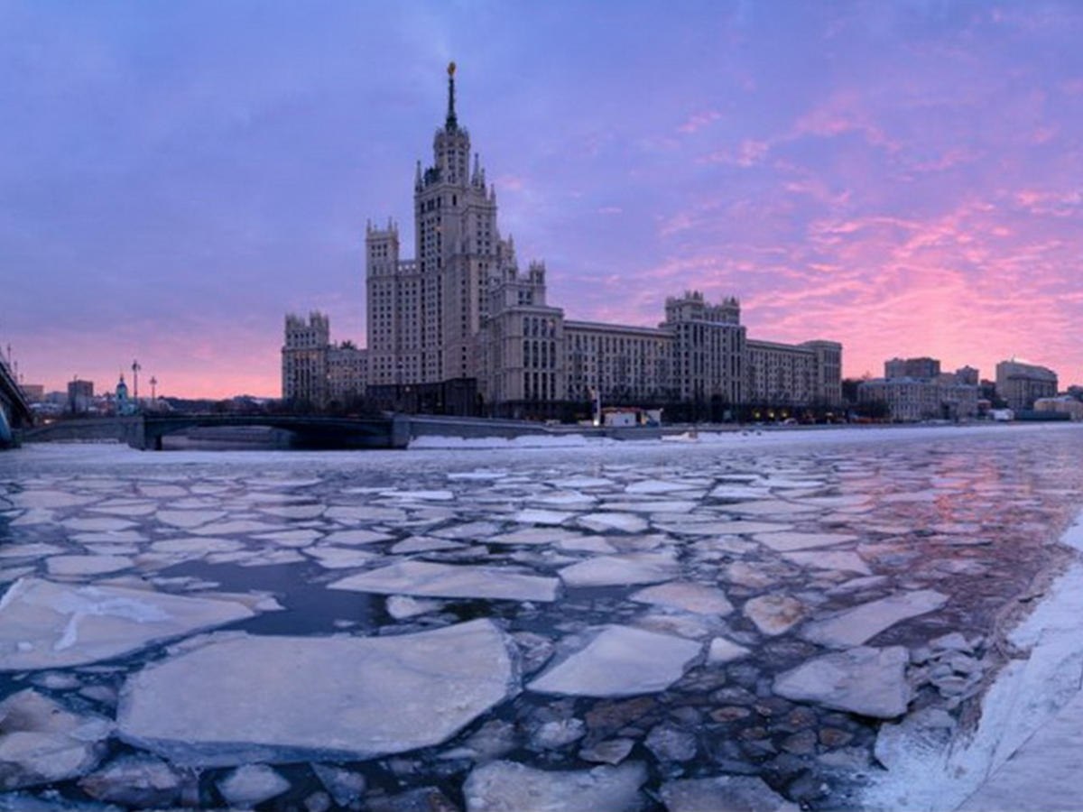 зимнее утро москва красивые