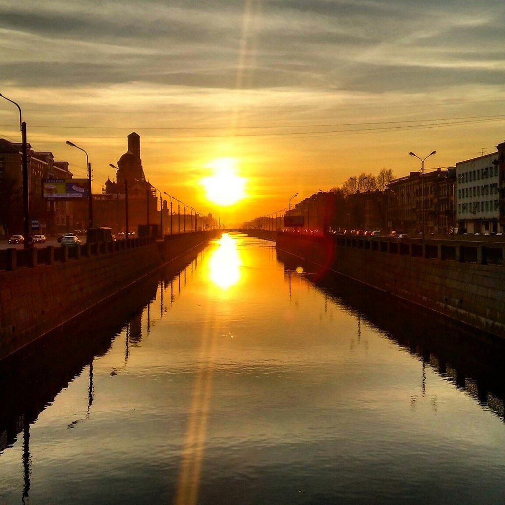 санкт петербург в солнце