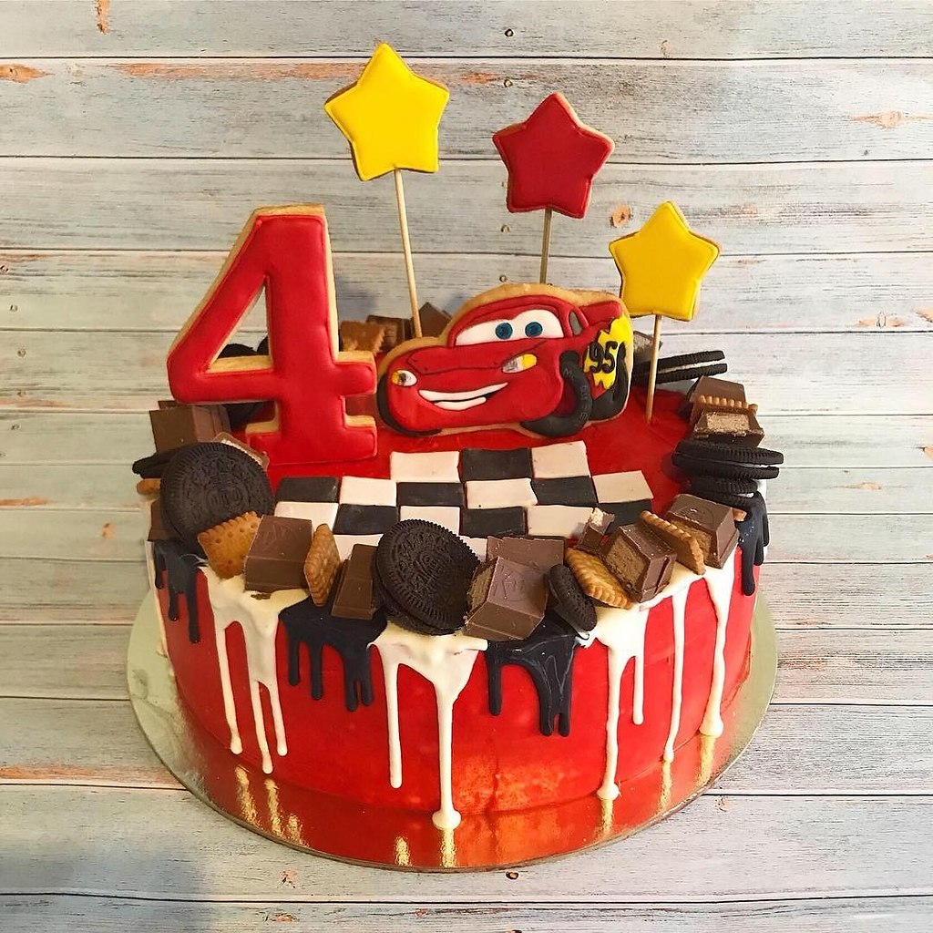 Торт с мультгероями для мальчика 3 года