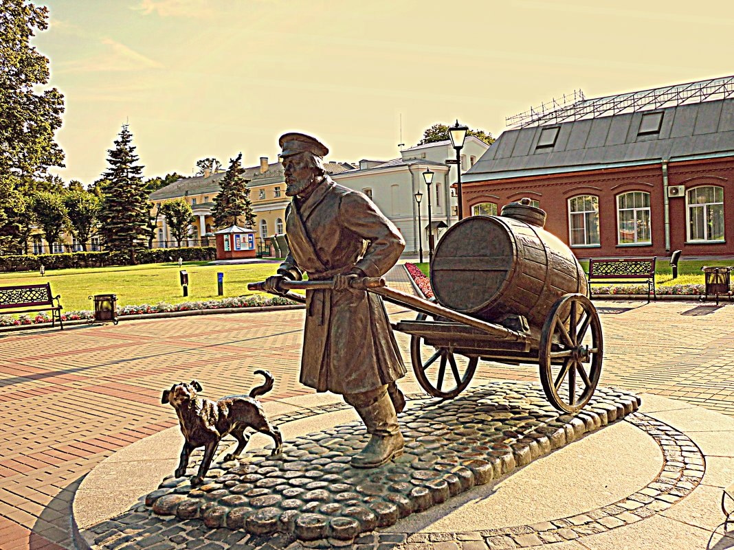 Водовоз. Памятник водовозу в Коломне. Памятник водовозу Шпалерная. Памятник водовозу в Питере. Памятник Коломенскому водовозу.