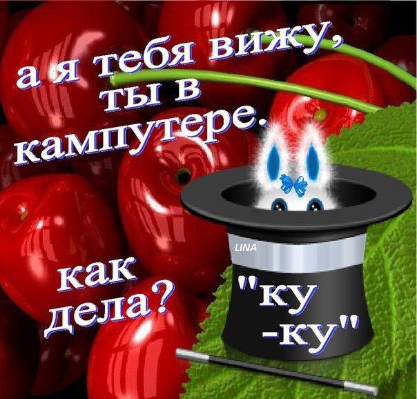 Открытка днем, ты у кампутера я вижу открытки