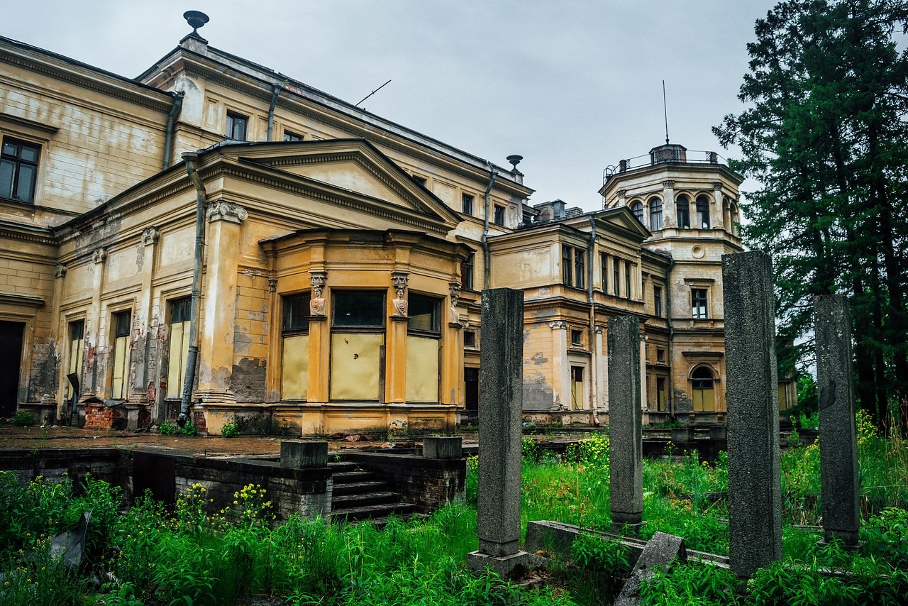 Михайловская усадьба в стрельне старые фото