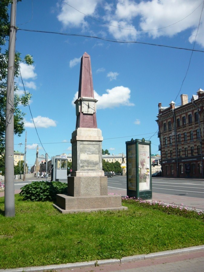 Верстовые столбы в санкт петербурге фото