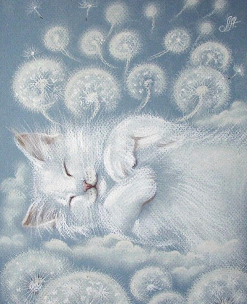 Аннет Логинова картины коты