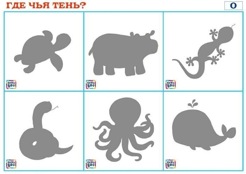 НАЙДИ ГДЕ ЧЬЯ ТЕНЬ - 8
